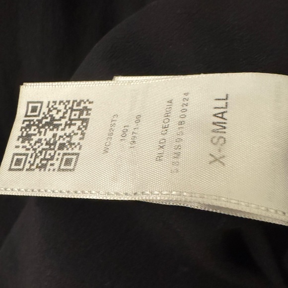 True Religion black silk button down shirt - Picture 6 of 8